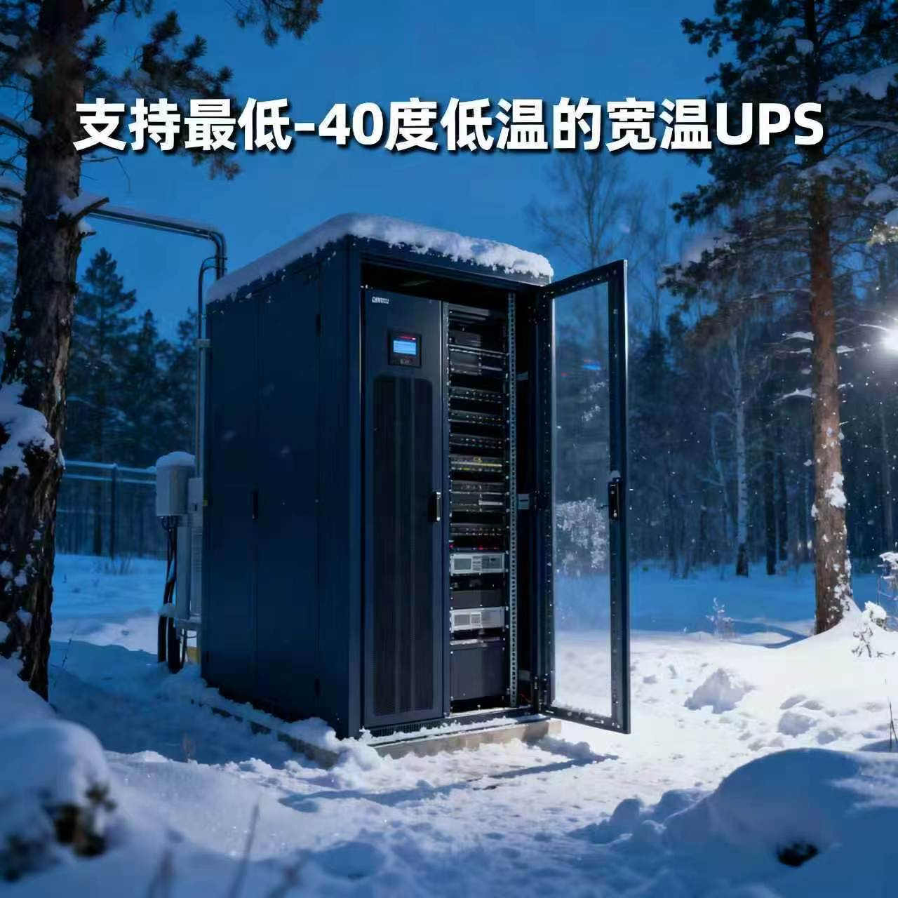 外低溫環(huán)境下機(jī)架式寬溫UPS電源應(yīng)用全解析